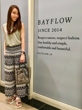 BAYFLOW WEBSTOREさんのコーディネート