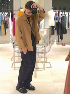 「MIHARAYASUHIRO（ミハラヤスヒロ）のアイテム」を使った、Makoto Kawabayashiさん（メンズ・175cm）の夏コーディネート