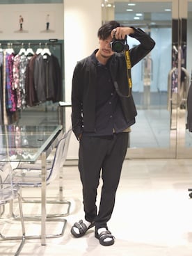 「MIHARAYASUHIRO（ミハラヤスヒロ）のアイテム」を使った、Makoto Kawabayashiさん（メンズ・175cm）の夏コーディネート