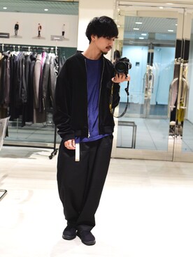 「FACTOTUM（ファクトタム）のアイテム（ブルゾン）」を使った、Makoto Kawabayashiさん（メンズ・175cm）の秋コーディネート