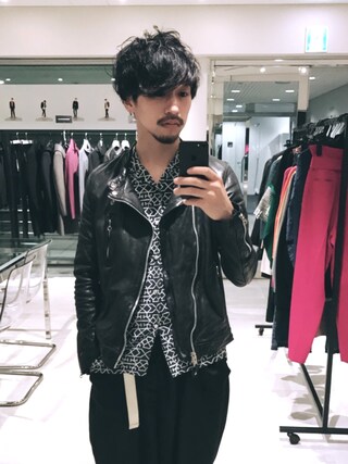 ATTACHMENT×Schott×STUDIOUS セミダブルライダース ATTACHMENT×Schott×STUDIOUS セミダブルライダース