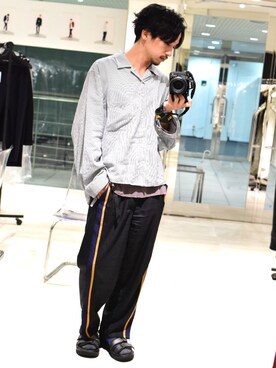 「STUDIOUS SELECT（ステュディオスセレクト）のアイテム」を使った、Makoto Kawabayashiさん（メンズ・175cm）の秋コーディネート