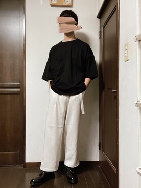 「モノートーン」｜まさくんさん（メンズ・171cm）の春コーディネート