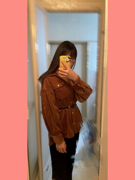 「VICKY（ビッキー）のアイテム（パンツ）」を使った、hinさん（レディース・165cm）の秋コーディネート