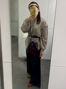 「Alluge（アルージュ）のアイテム」を使った、hinさん（レディース・165cm）の春コーディネート