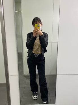 「VICKY（ビッキー）のアイテム（パンツ）」を使った、hinさん（レディース・165cm）の春コーディネート