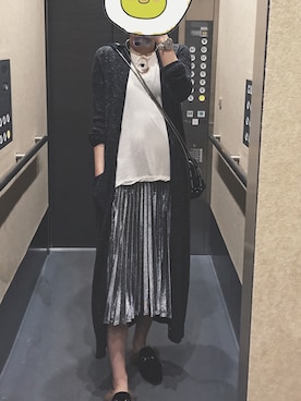 「alexanderwang（アレキサンダーワン）のアイテム（ジャケット/アウター）」を使った、aNchieeeeeeezzzさん（レディース・160cm）の春コーディネート