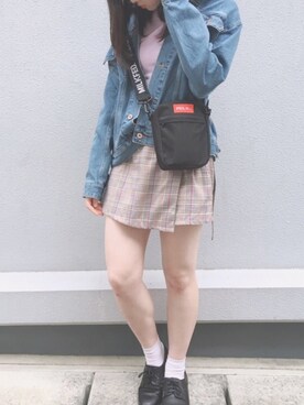 「オルチャン風」｜でい。さん（レディース・160cm）の夏コーディネート