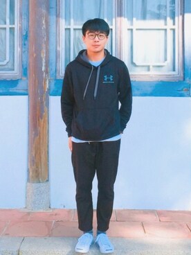 「Bread & Boxersのアイテム」を使った、bomber996さん（メンズ・168cm）の夏コーディネート