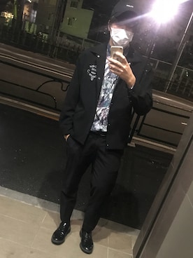「CLANE（クラネ）のアイテム（キャップ）」を使った、Soさん（メンズ・181cm）の春コーディネート