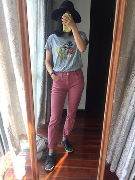 「holiday」｜「アイテム（スリッポン）」を使った、微博@Hi- -樱桃小丸子さん（レディース・167cm）の秋コーディネート