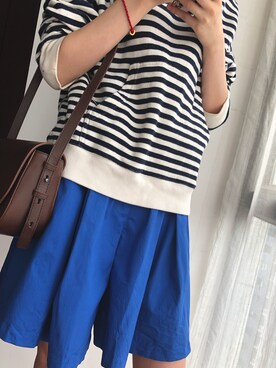 「ECCO（エコー）のアイテム（バッグ）」を使った、微博@Hi- -樱桃小丸子さん（レディース・168cm）の夏コーディネート