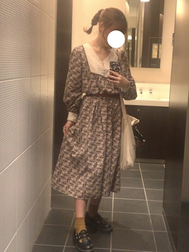 「アイテム（ワンピース/ドレス）」を使った、桜さん（レディース・155cm・10代）の夏コーディネート