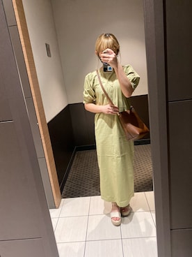 「apres jour（アプレジュール）のアイテム（サンダル）」を使った、@abemi_____さん（レディース・157cm）の夏コーディネート