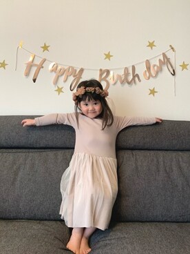 「ドレスアップ」｜「アイテム（その他）」を使った、sk_0914さん（キッズ・100cm）の春コーディネート
