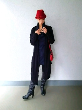 「THOM KROM（トムクロム）のアイテム（その他アウター）」を使った、Node womanさん（レディース・163cm）の春コーディネート