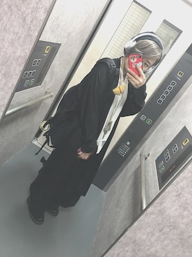 「Y's（ワイズ）のアイテム（その他アウター）」を使った、みじん。さん（レディース・155cm）の夏コーディネート