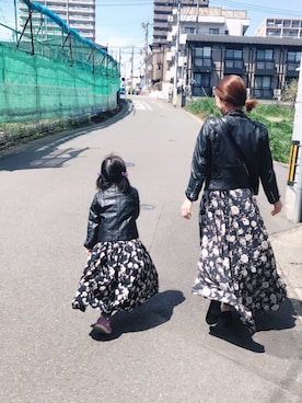 「Right-on（ライトオン）のアイテム（ワンピース）」を使った、tommy♡さん（キッズ・110cm）の春コーディネート
