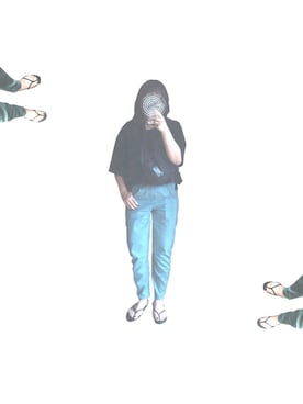 「Lattice（Lattice）のアイテム（シューズ）」を使った、のきさん（レディース・155cm）の夏コーディネート