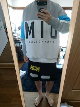 「アイテム（ジャージ）」を使った、しぶしぶさん（メンズ・169cm・10代）の春コーディネート