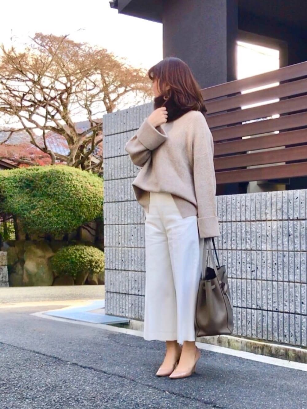もっち♥♡IENAカタアゼ Big ボートネック プルオーバー IENA（イエナ）の「カタアゼ Big ボートネック プルオーバー◇（ニット