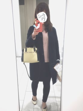 「フレアスリーブ」｜「アイテム（その他アウター）」を使った、ばたさん（レディース・159cm）の春コーディネート