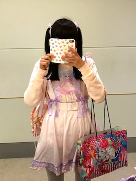 「Nile PERCH（ナイルパーチ）のアイテム（スウェット）」を使った、maya🎀さん（レディース・163cm）の春コーディネート