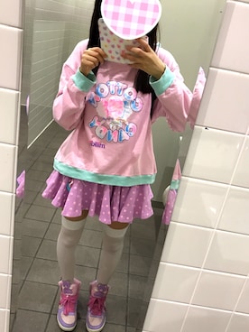 「milklim（milklim）のアイテム」を使った、maya🎀さん（レディース・162cm）の春コーディネート