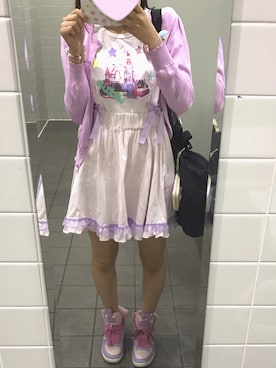 「Nile PERCH（ナイルパーチ）のアイテム（スカート）」を使った、maya🎀さん（レディース・162cm）の春コーディネート