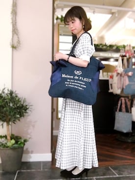 「メゾンドフルール」｜「アイテム（その他）」を使った、りりさん（レディース・147cm）の春コーディネート