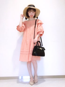「メゾンドフルール」｜「アイテム（その他）」を使った、りりさん（レディース・147cm）の夏コーディネート