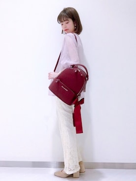 「メゾンドフルール」｜「アイテム（その他）」を使った、りりさん（レディース・147cm）の夏コーディネート
