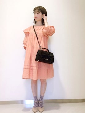 「メゾンドフルール」｜「アイテム（その他）」を使った、りりさん（レディース・147cm）の夏コーディネート