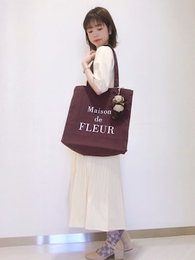 「キャンバストート」｜りりさん（レディース・147cm）の夏コーディネート