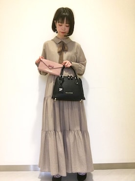 「メゾンドフルールプチローブ」｜りりさん（レディース・147cm）の秋コーディネート