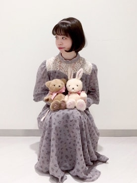 「メゾンドフルールプチローブ」｜りりさん（レディース・147cm）の秋コーディネート