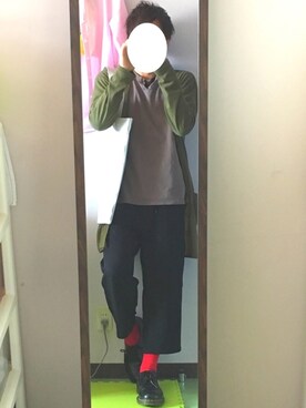 えくすとらばーじんおいるさん(メンズ・168cm)の春コーディネート