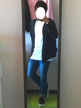 えくすとらばーじんおいるさん（メンズ・168cm）の春コーディネート