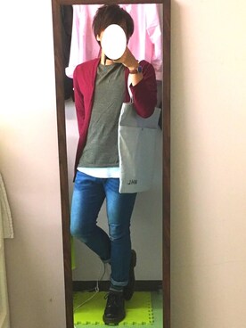 えくすとらばーじんおいるさん(メンズ・168cm)の春コーディネート