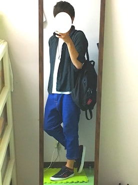 「OPEN ARMS（オープンアームス）のアイテム」を使った、えくすとらばーじんおいるさん（メンズ・168cm）の夏コーディネート