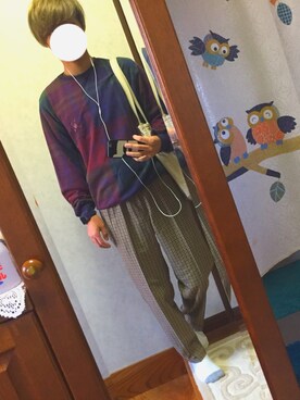 「DEUS EX MACHINA（デウスエクスマキナ）のアイテム（バッグ）」を使った、kaiさん（メンズ・170cm）の秋コーディネート