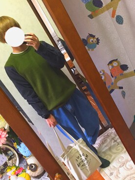 「DEUS EX MACHINA（デウスエクスマキナ）のアイテム（バッグ）」を使った、kaiさん（メンズ・170cm）の秋コーディネート
