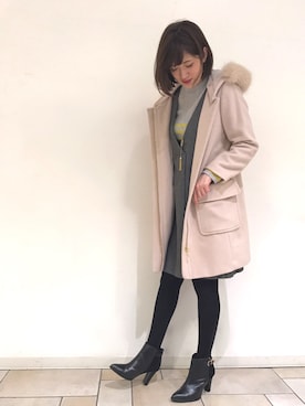 「31 Sons de mode（トランテアン　ソン　ドゥ　モード）のアイテム（その他アウター）」を使った、うおchanさん（レディース・162cm）の冬コーディネート