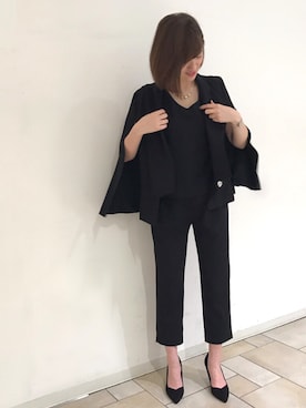 「31 Sons de mode（トランテアン　ソン　ドゥ　モード）のアイテム（その他アウター）」を使った、うおchanさん（レディース・162cm）の冬コーディネート