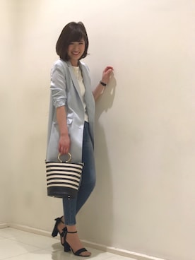 「31 Sons de mode（トランテアン　ソン　ドゥ　モード）のアイテム（テーラードジャケット）」を使った、うおchanさん（レディース・162cm）の春コーディネート