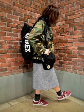 MANAさん（レディース・155cm）の冬コーディネート