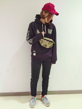 MANAさん（レディース・155cm）の夏コーディネート