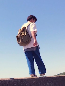「temptation（テンプテーション）のアイテム（パンツ）」を使った、ｋａｎｔａさん（メンズ・163cm）の春コーディネート