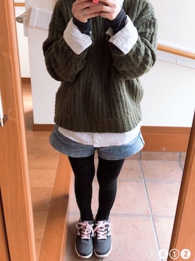 「ストーンマーケットのペアネックレス/ペアリング（ネックレス、シルバー系）」を使った、airi202003さん（レディース・146cm）の春コーディネート