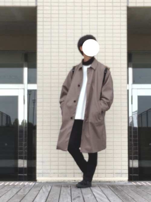 Ken【大学生】｜HAREのステンカラーコートを使ったコーディネート - WEAR